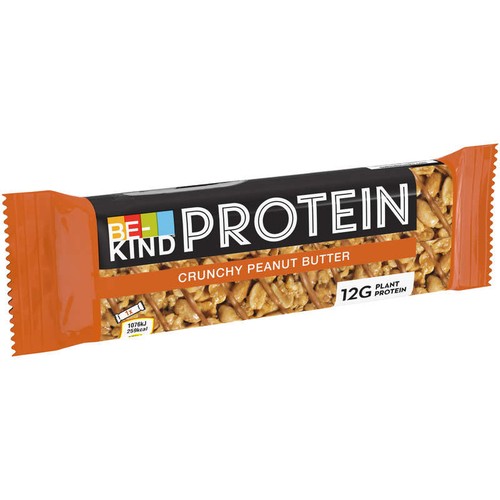 Be-Kind Barre de protéines avec cacahuètes (59%) & Enrobage goût beurre de cacahuète (15%) 50g