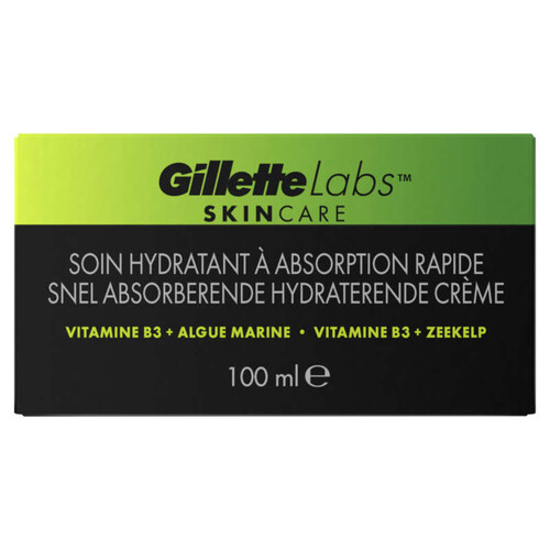 Gillette Labs Soin Hydratant À Absorption Rapide Ultraléger 100ml