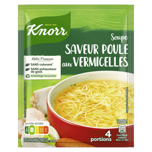 Knorr Soupe Poule Vermicelles 4 Portions 63g