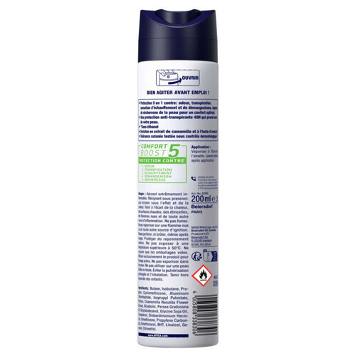 Nivea Déodorant Anti-Transpirant 48H, Protection Anti-Irritation 200Ml