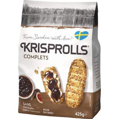 Krisprolls Petits Pains Suédois Complets 425G