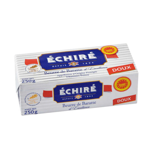 Echiré beurre doux AOP des Deux-Sèvres 250g