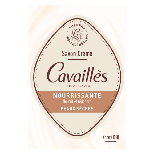 Cavaillès Savon Crème Nourrissante 100g - Peaux Sèches