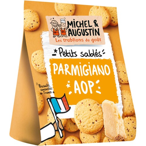 Michel & Augustin Petits Sablés Parmigiano Reggiano Aop 100g