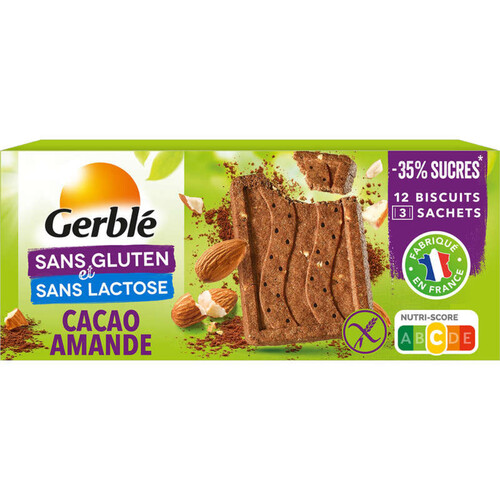 Gerble Sans Sucre Gerble Sans Sucre Gerble Sg Bisc Cacao Amdes150G