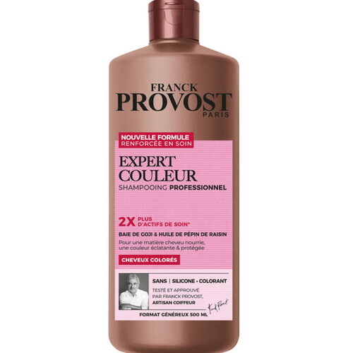 Franck Provost expert couleur shampooing professionnel 500ml