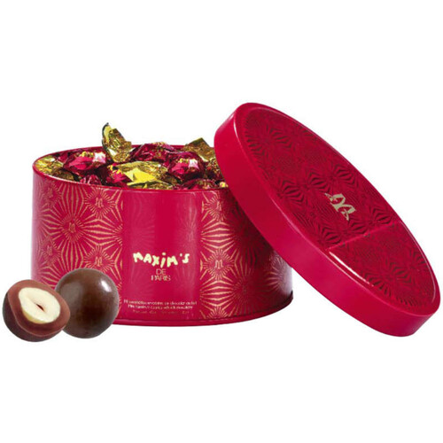 Maxim's de Paris Bonbonnière de Noisettes Toriifiées Chocolat Lait 40g