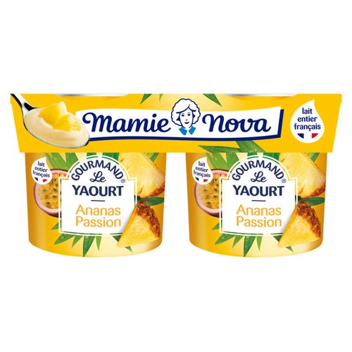 Mamie Nova Yaourt Ananas Passion 2x150g