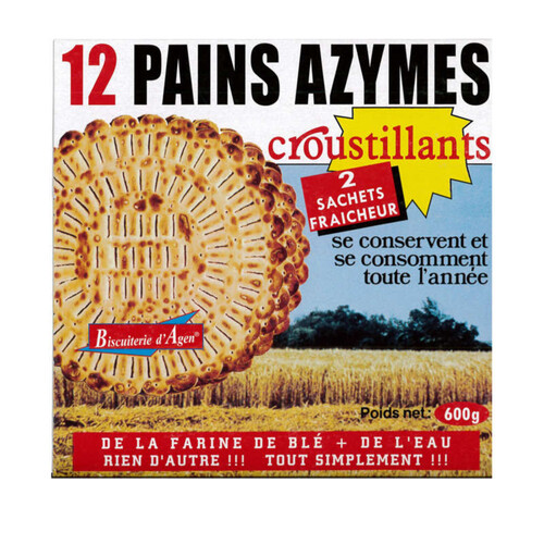 Biscuiterie D'Agen 12 Pains Azymes 600G