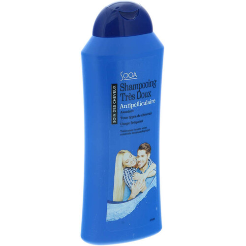 Leader Price Sooa Shampooing Très Doux Antipelliculaire 500ml