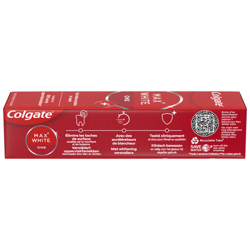 Colgate Max Dentifrice blancheur White One 75ml