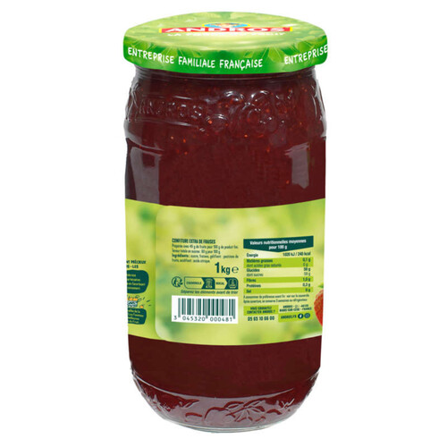 Andros Confiture Extra Fraises 1kg