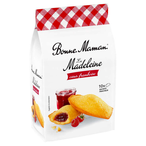 Bonne Maman 12 Madeleines Framboise 300 g