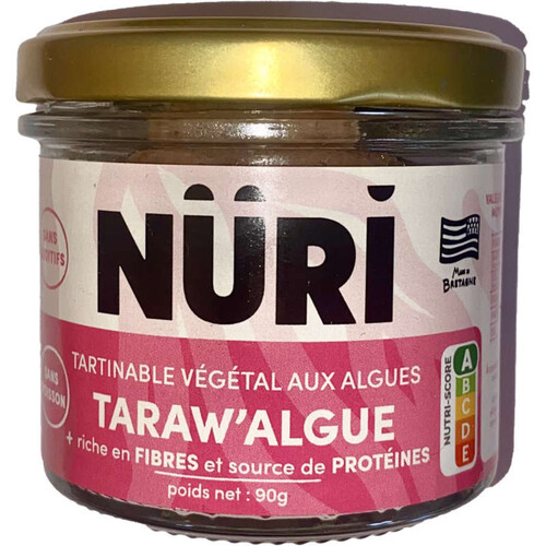 Nuri tartinable végétal taraw'algue 90g