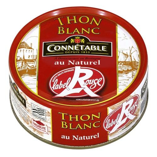 Connétable Thon Blanc Au Naturel 120g