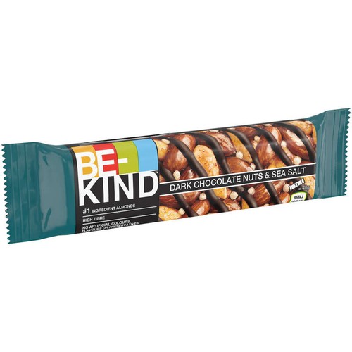 Be-kind Barre Au Noix Chocolat Noir & Sel De Mer 40g