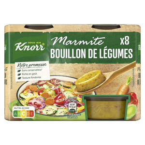 Knorr Marmite de Bouillon Légumes Sans Conservateur 8 capsules 224g
