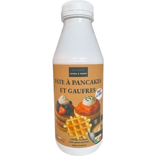 Maison Léone & Marie Pâte à Pancakes et Gaufres 500ml