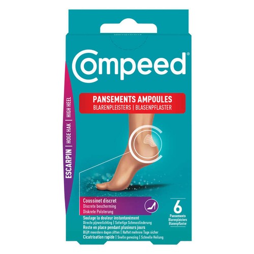 Compeed Pansements Ampoules Talons Haut Boite x6
