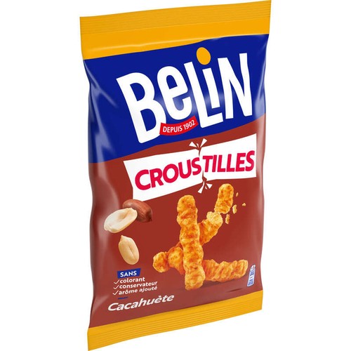 Belin Croustilles Biscuits Apéritifs Cacahuètes 138g