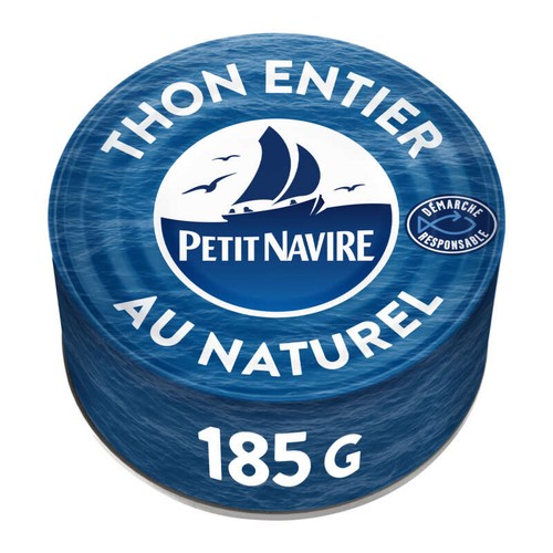 Petit Navire Thon naturel démarche responsable 185g 
