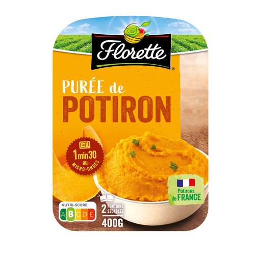 Créaline Purée de saison Potiron 2x200g