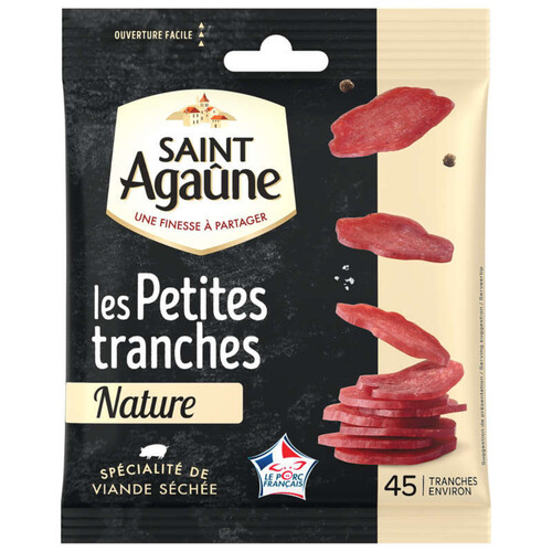 Saint Agaûne Les p'tites tranches saint agaune nature 70g