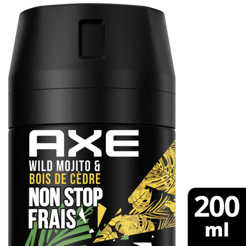Axe Déodorant Bodyspray Wild 48h Non-Stop Frais 200ml