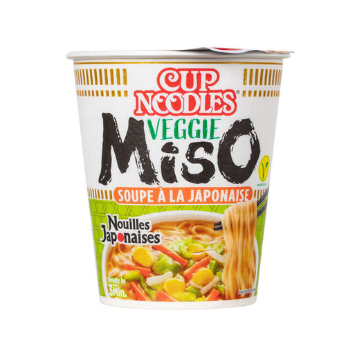 Miso Cup Noodles Veggie Soupe Japonaise 67 G