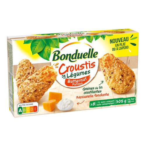 Bonduelle Crousti légumes Butternut potimarron 305g