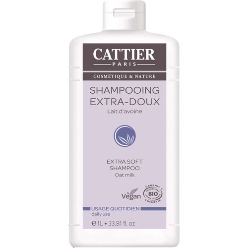 [Par Naturalia]  Cattier Shampooing Extra-Doux Usage Quotidien Bio 1L