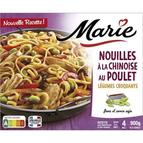 Marie Nouilles à la chinoise au poulet & légumes croquants 900g