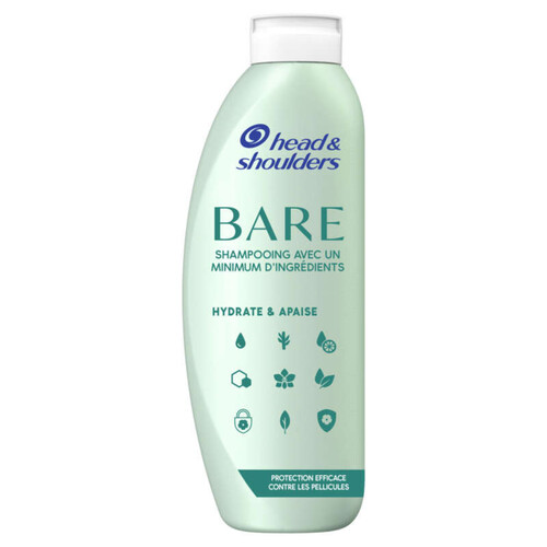 Head & Shoulders bare shampooing hydrate et apaise 400ml