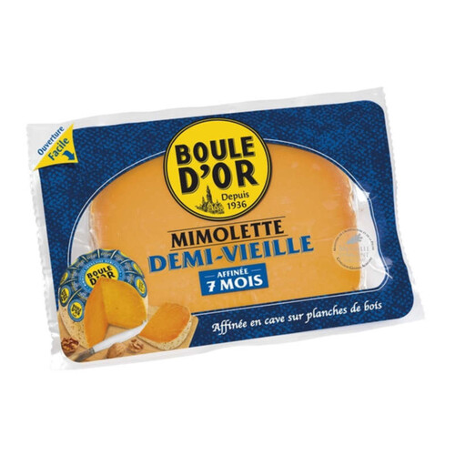 Boule d'Or Mimolette Demi-Vieille Affiné 7 Mois 250g