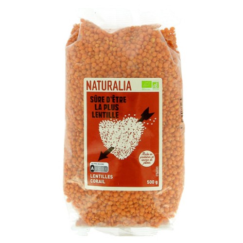 Naturalia Lentilles corail 500g