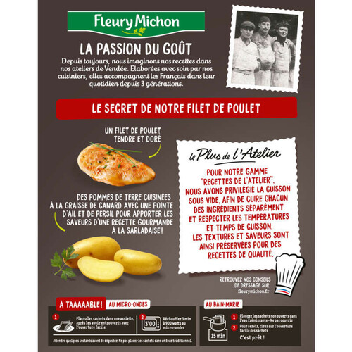 Fleury Michon Filet De Poulet Pommes De Terre À La Sarladaise 300G