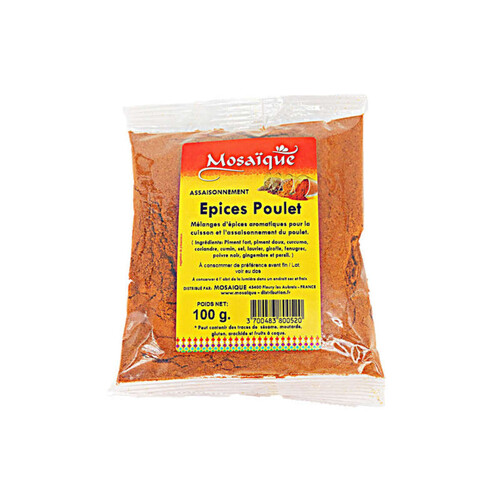 Mosaïque Assaisonnement Poulet Sachet 100g