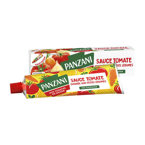 Panzani sauce tomate aux petits légumes le tube de 180 gr