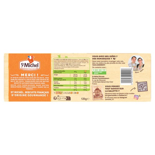 St Michel Sablé de retz 120g