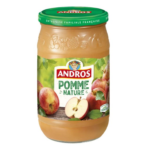 Andros Compote pomme nature 750g