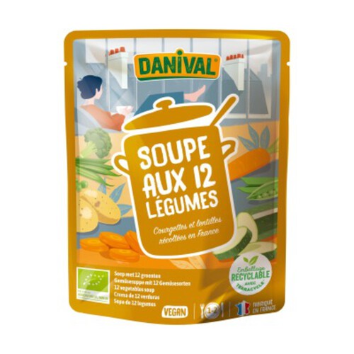 [Par Naturalia] Danival Soupe Aux 12 Légumes 50Cl Bio