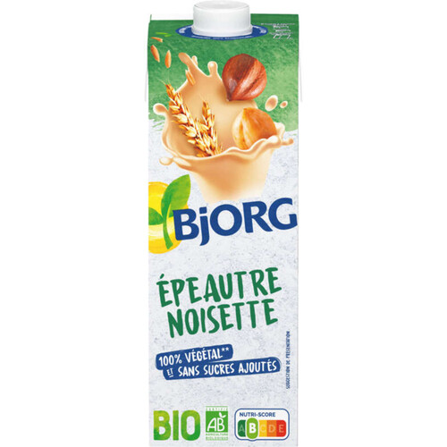 Bjorg Boisson Végétale Épeautre Noisette Bio 1L