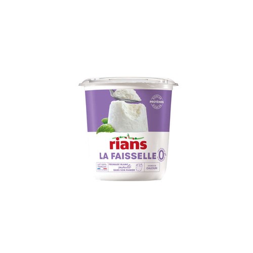 Rians La Faisselle riche en protéine 0% de Mg