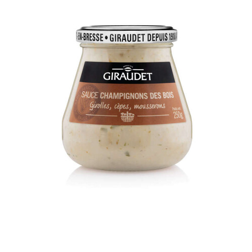 Giraudet Sauce champignons des bois giraudet 250g