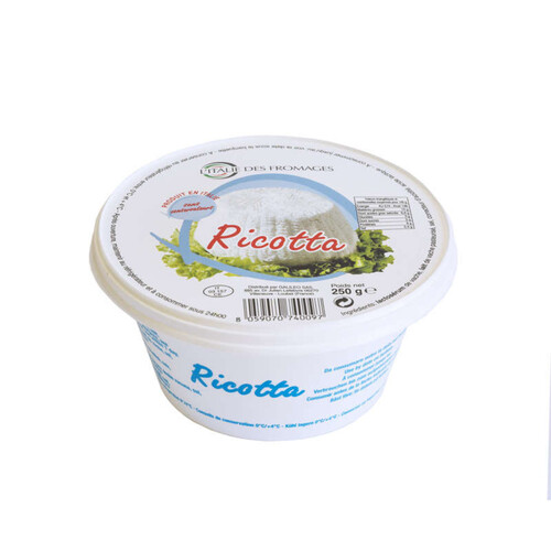 L'italie des fromages ricotta 10% 250g