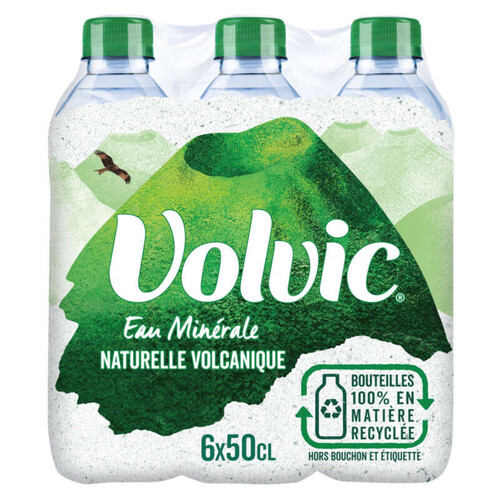 Volvic Eau Minérale Naturelle Volcanique 6x50cl