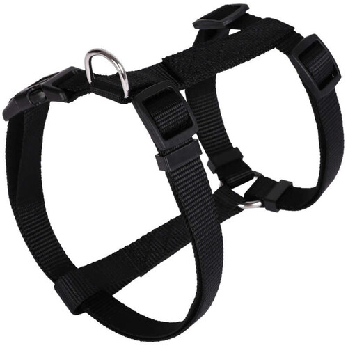 Animalis Harnais Basic T0 12mm et 32/45cm pour Chien Noir