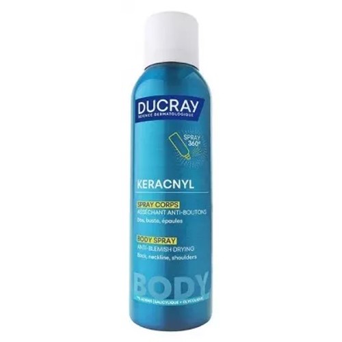Ducray Keracnyl Spray Corps Asséchant Anti-Boutons 150ml