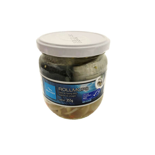 Leader Price Rollmops Filets de Hareng  Vinaigre 200g