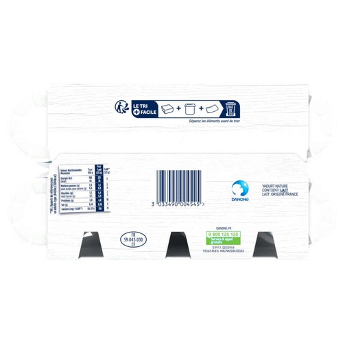 Danone Yaourt nature 16x125g